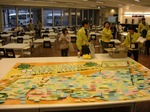 日本地図に感想を貼ったよ.jpg